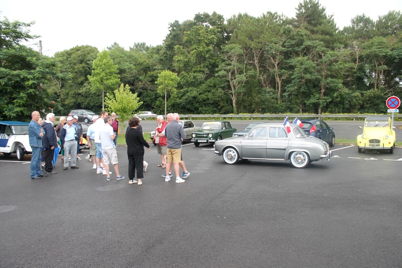 Labenne, l'accueil du club Auto-Retro du Seignanx
