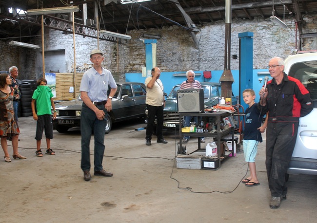 Ruffec, le garage Lhuillier, ancien agent Peugeot