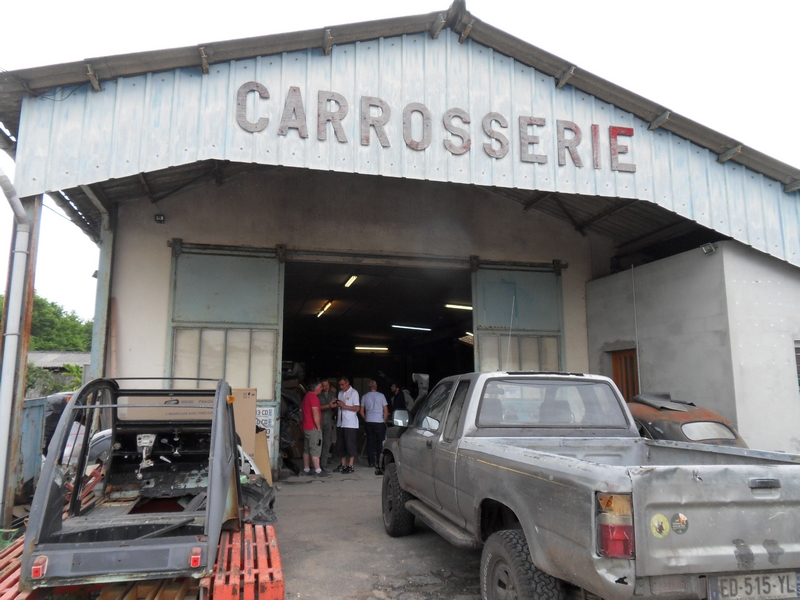 Atelier de carrosserie entre Béliet et Belin (Gironde)