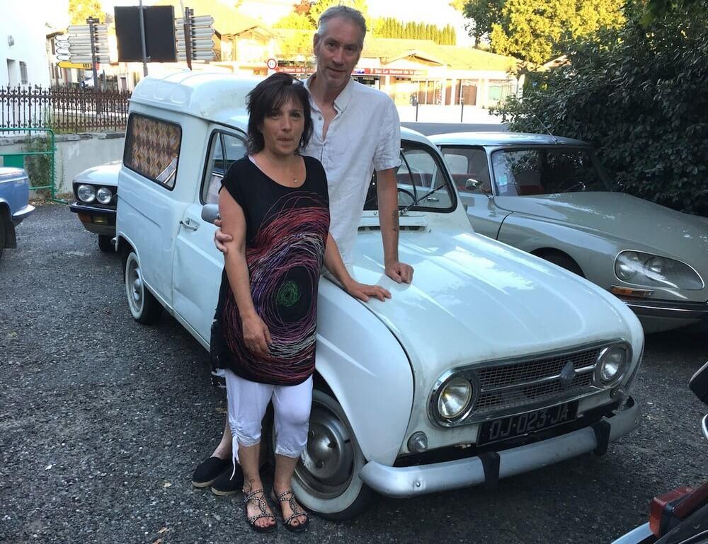 Susanna et Gilles, R4 fourgonnette 1972