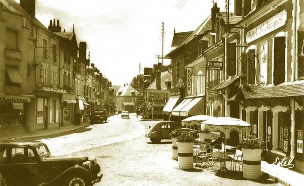 Cloyes rue annees 1950